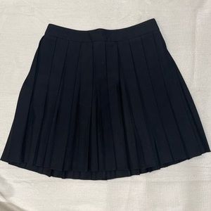 Pleated mini skirt